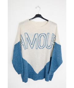 Maglione Amour con perline