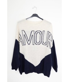 Maglione Amour con perline