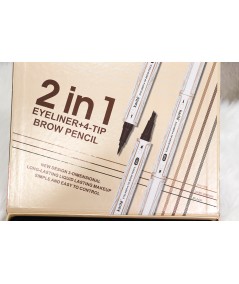 Eye liner a penna 2 in 1